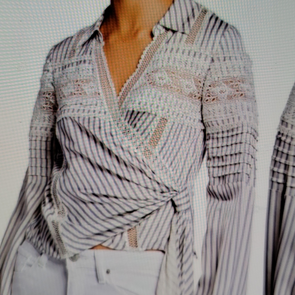 "SOLD""Self - Portrait NWT Wrap Top!! - Picture 8 of 8
